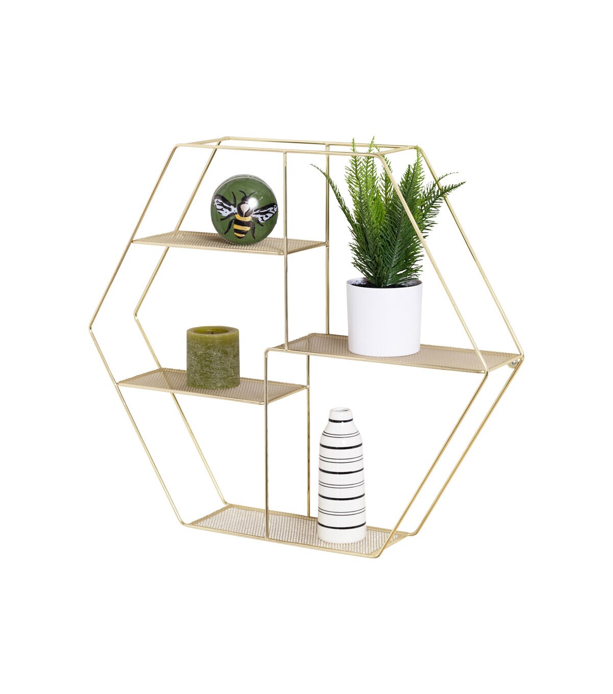 Honey Can Do Hexagonal Metal Wall Décor