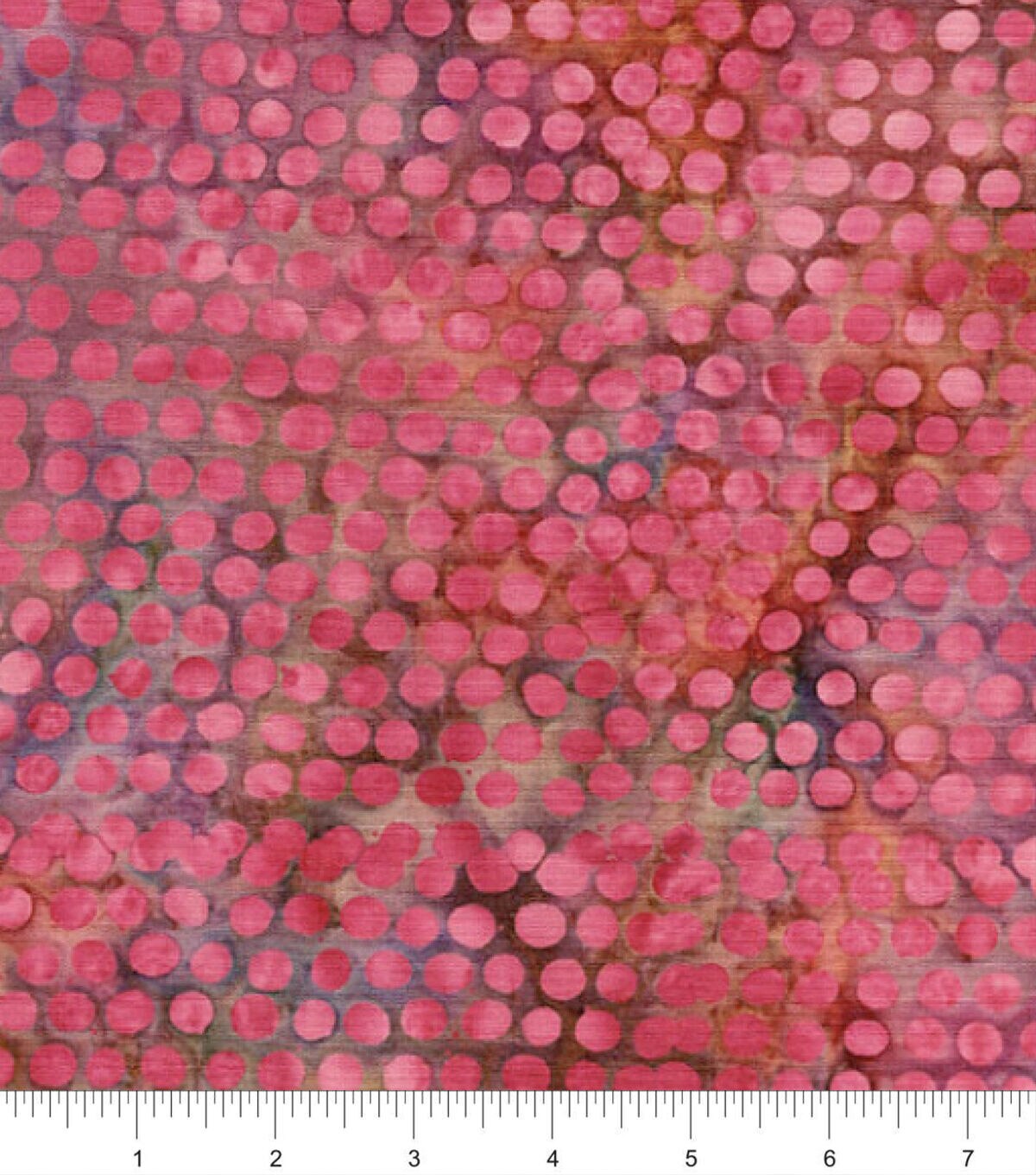 Fruit Punch Dots Batik Cotton Fabric