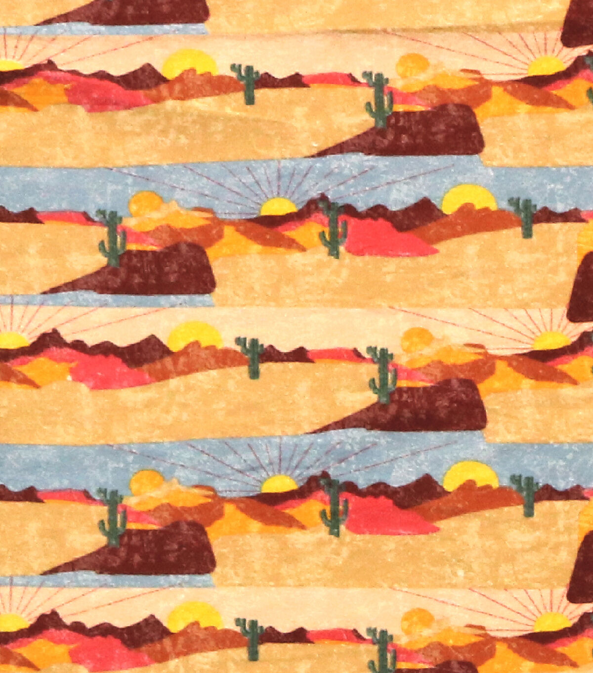 Desert Scenery Super Snuggle Flannel Fabric