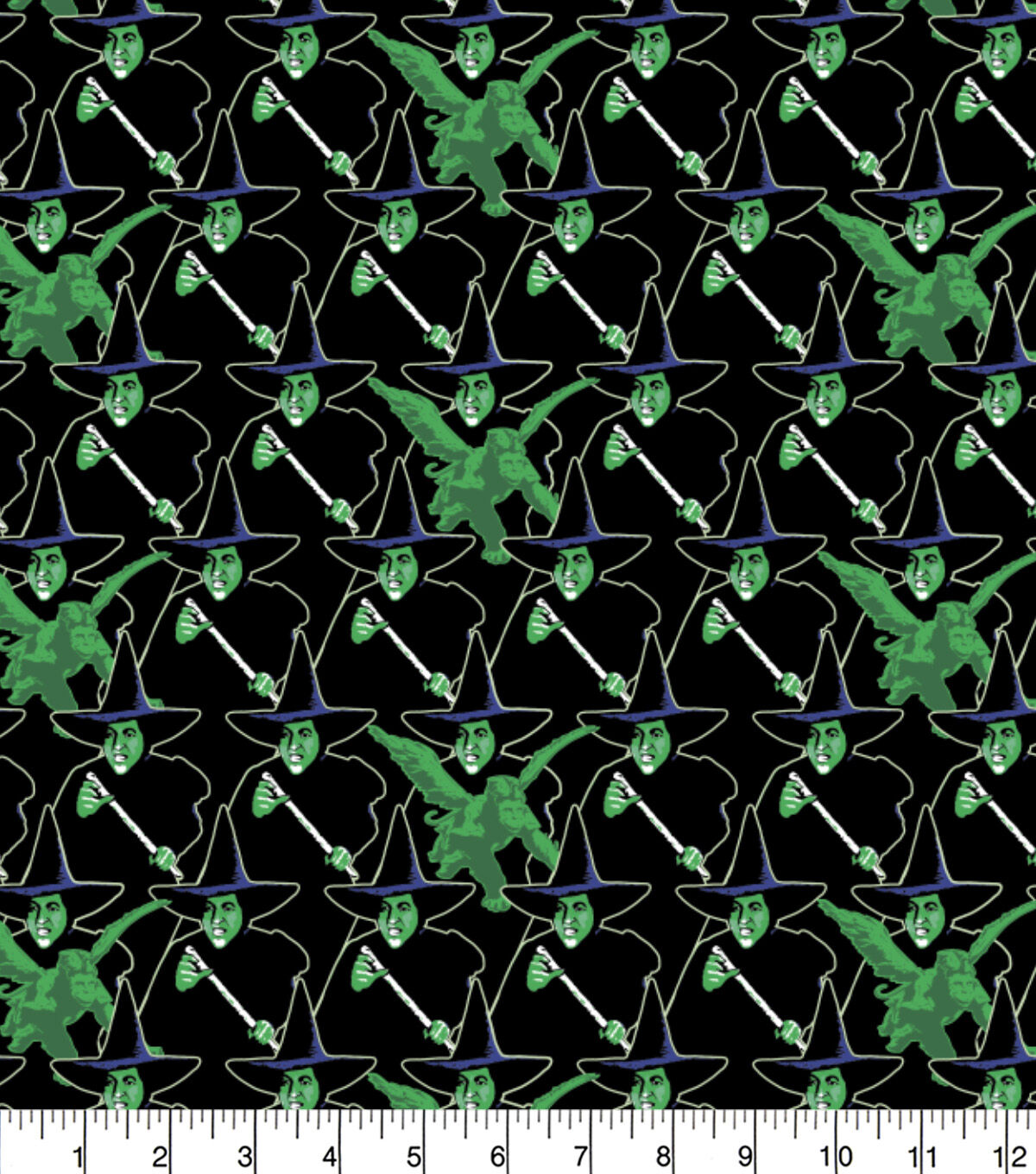 Wizard of Oz Cotton Fabric Wicked Witch