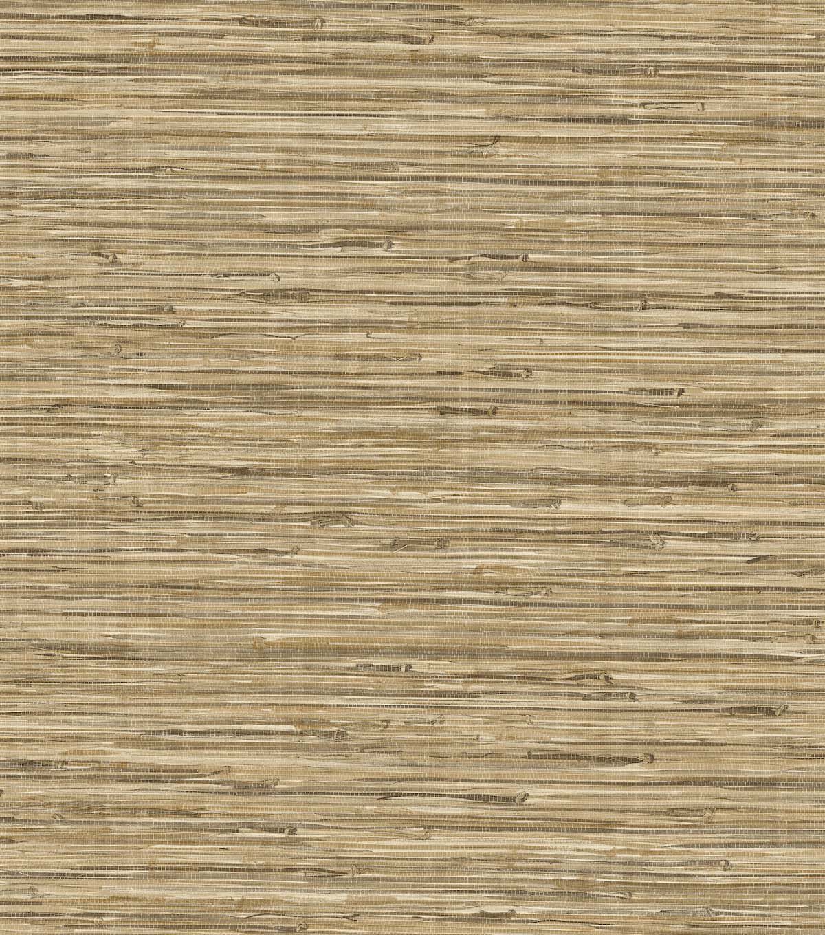 Surface Style 20.5' x 18' Twine Tiki Texture Peel & Stick Wallpaper