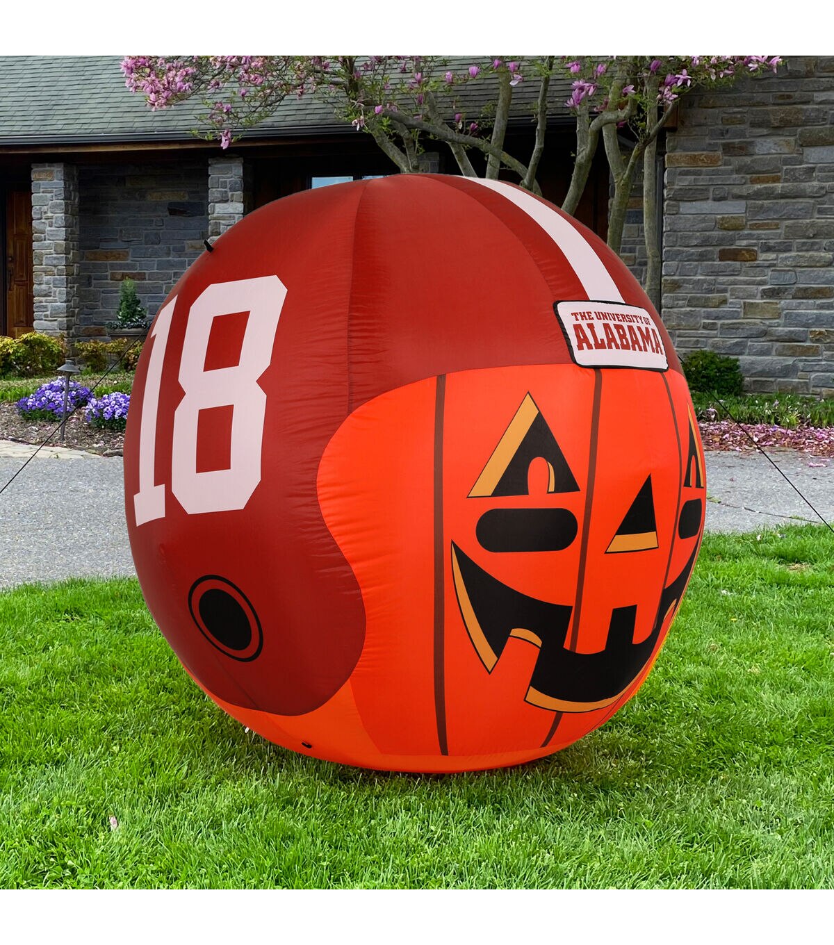 Sporticulture 4' Alabama Crimson Tide Inflatable Jackolantern Helmet