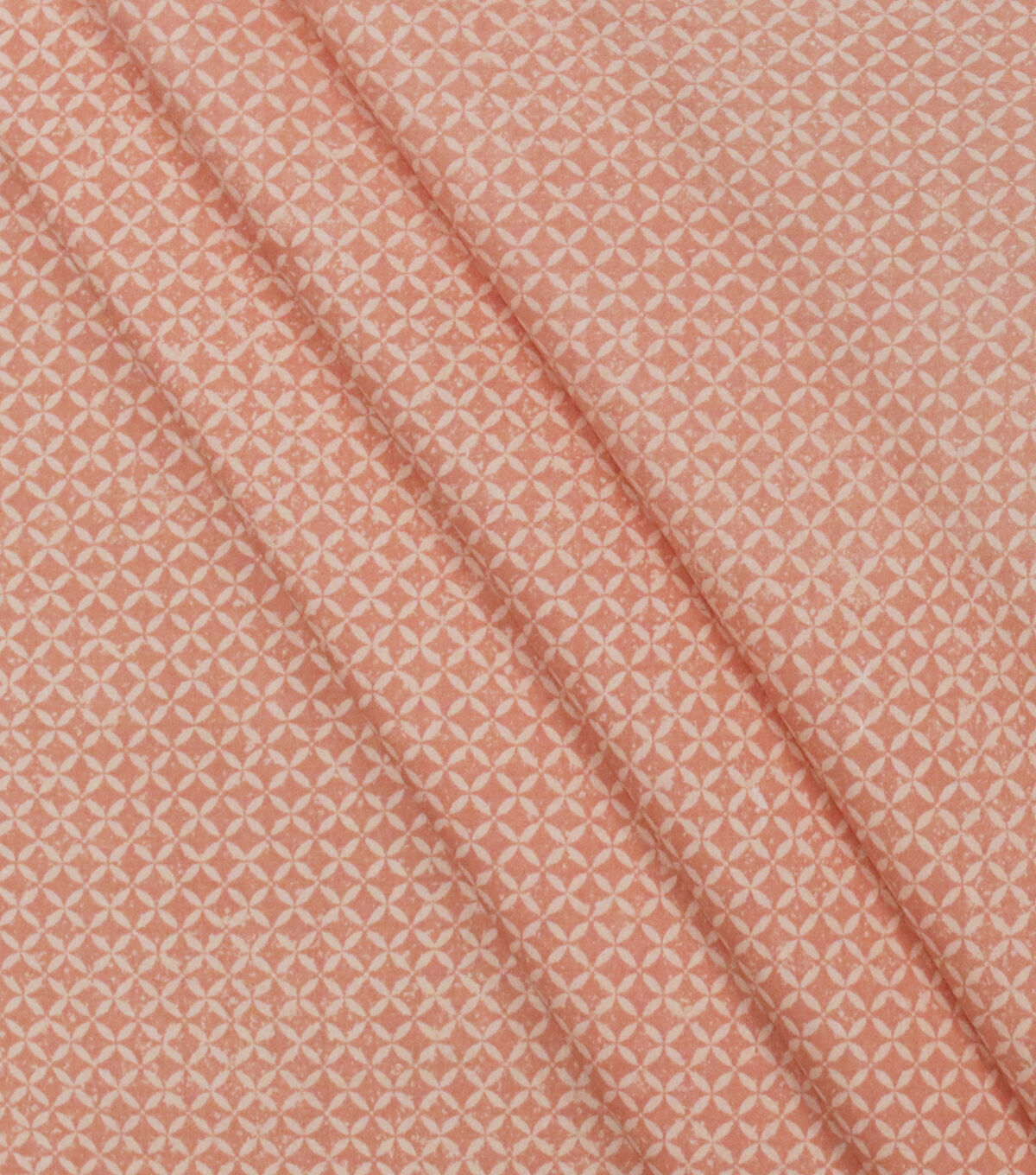 Orange Distressed Lattice Quilt Cotton Fabric by Keepsake Calico