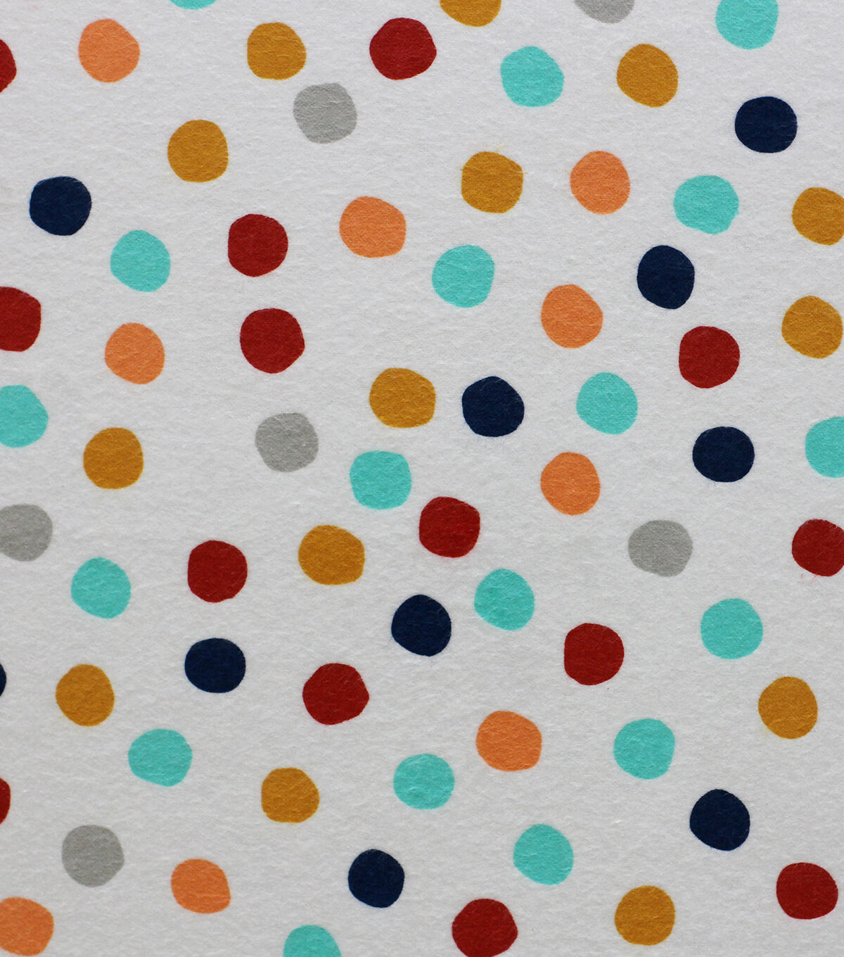 POP! Multi Dot On White Super Snuggle Flannel Fabric