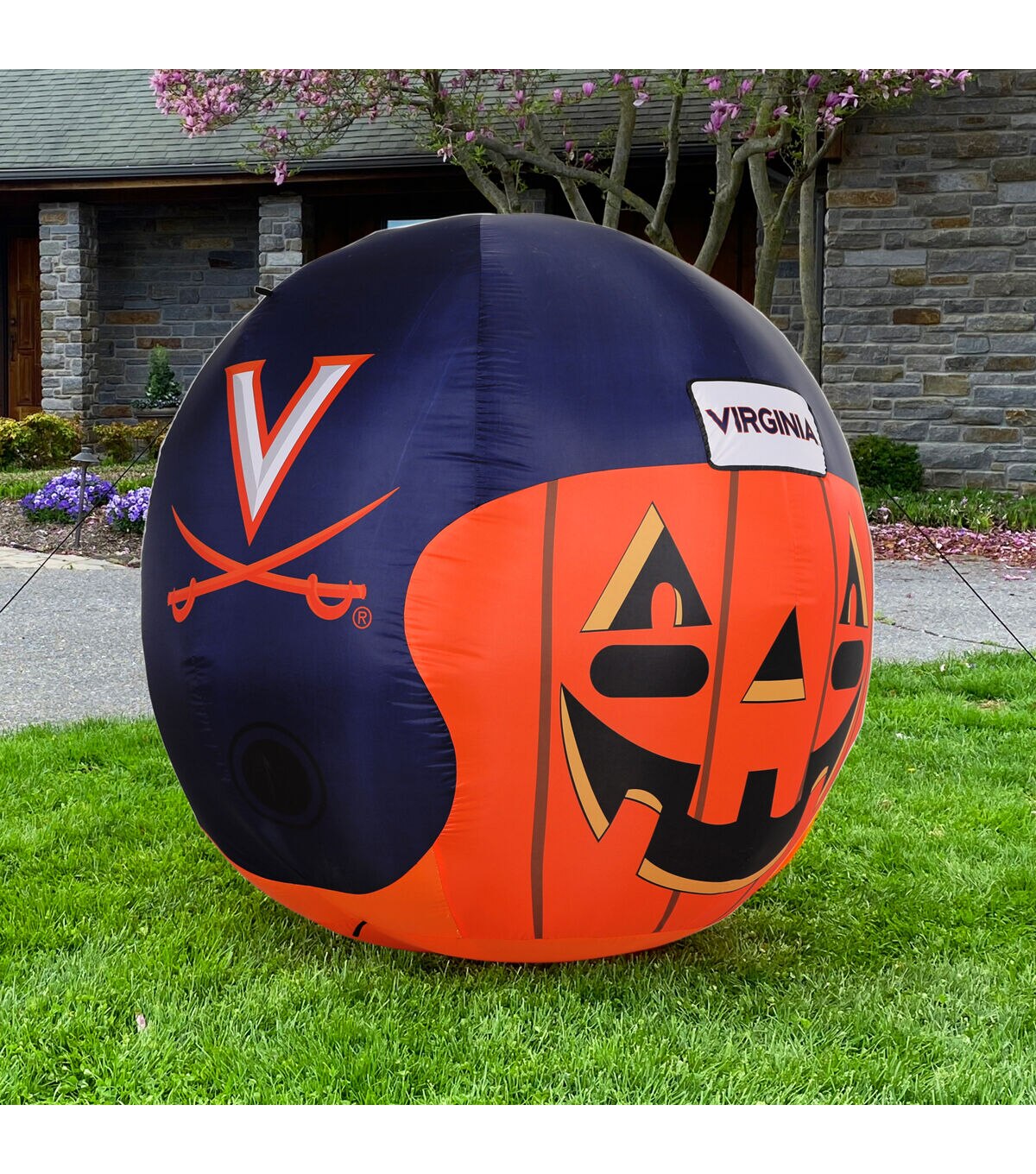 Sporticulture 4' Virginia Cavaliers Inflatable Jackolantern Helmet
