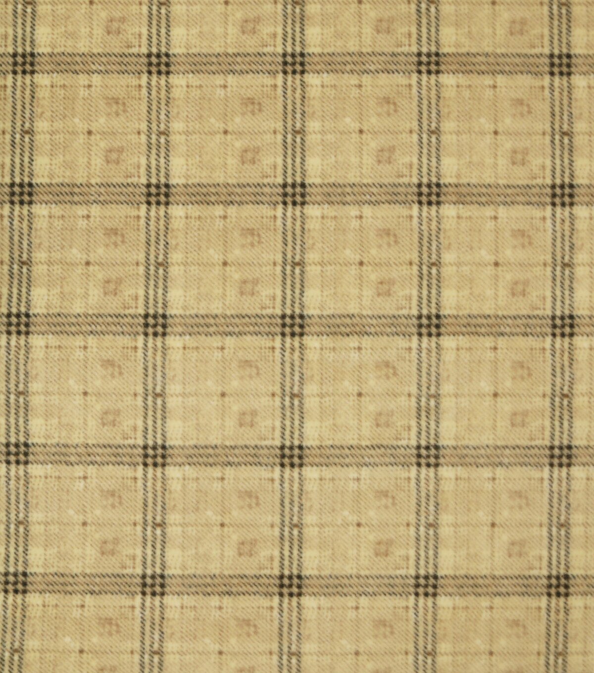 Plaid Luxe Fleece Fabric