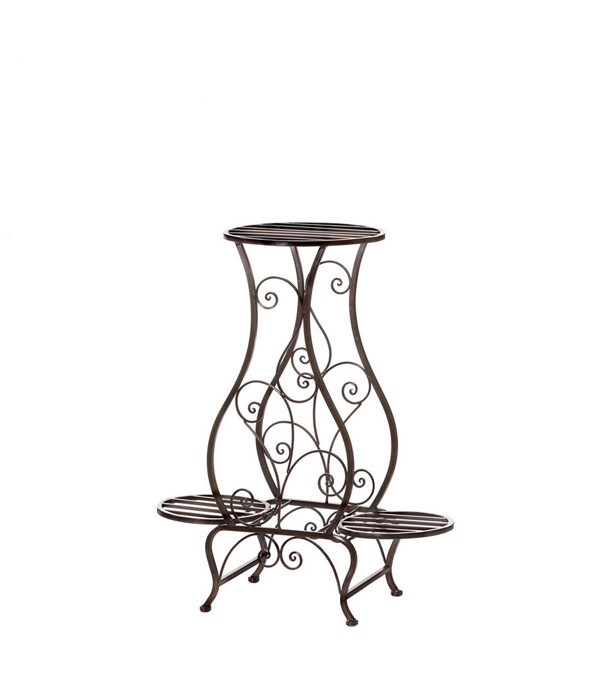 Zingz & Thingz 27in Hourglass Triple Plant Stand