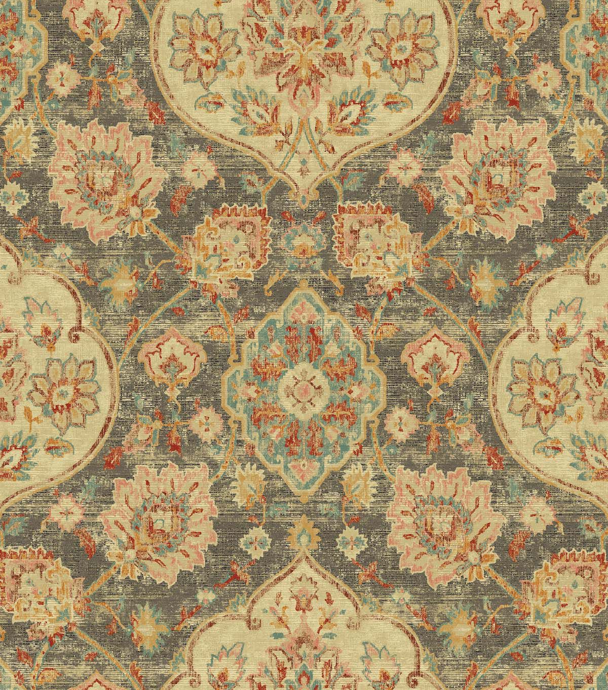 Surface Style 20.5' x 18' Smoke Caspian Peel & Stick Wallpaper