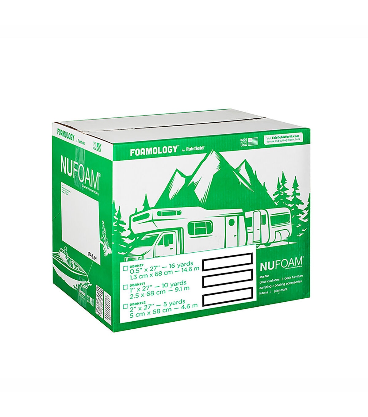 Fairfield Nu Foam Batting 27''x1''