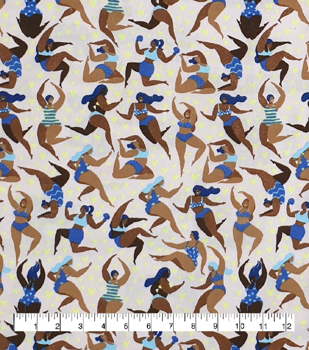 Bathing Beauties Super Snuggle Flannel Fabric