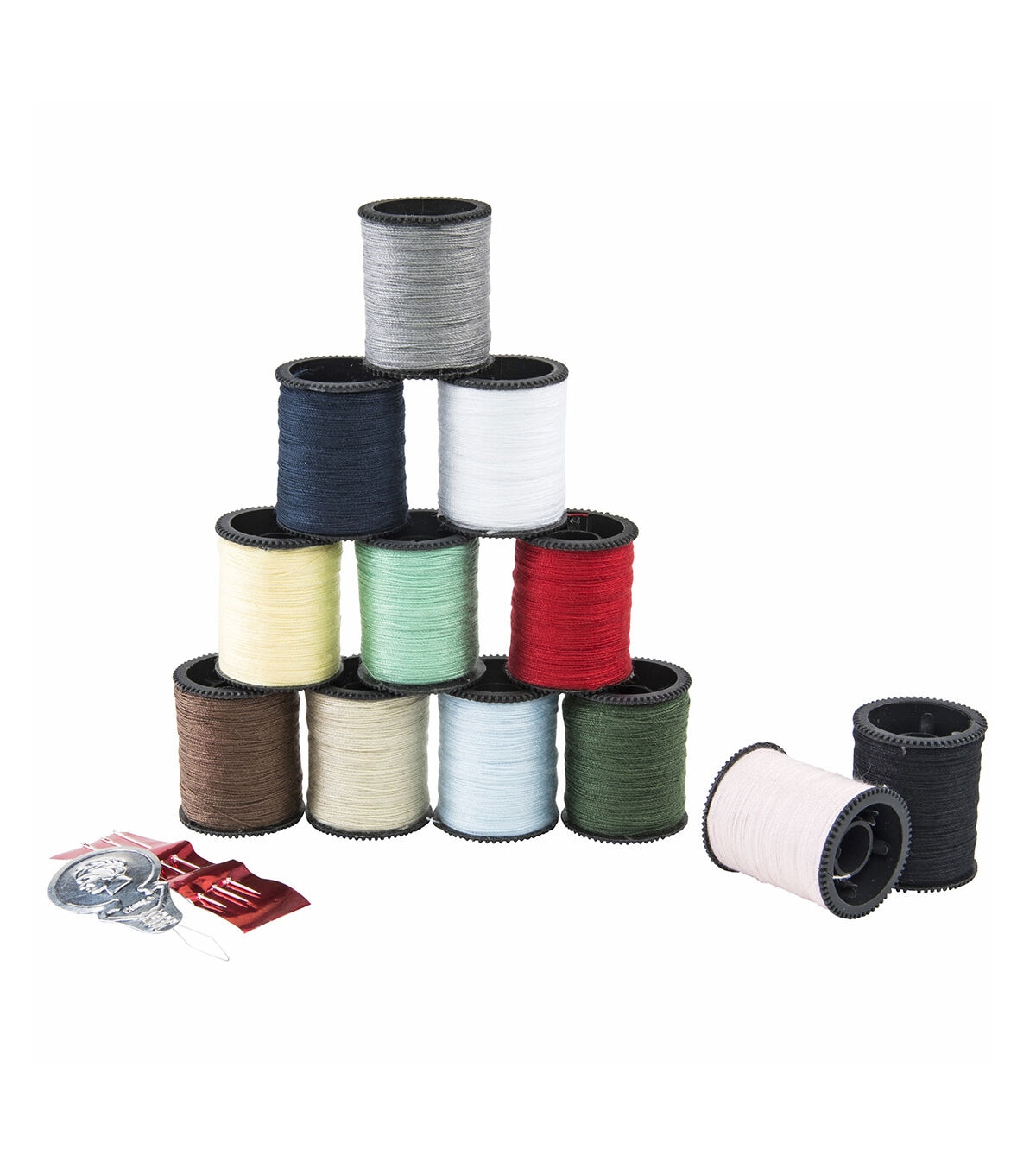 SINGER Polyester Hand Sewing Thread Assorted Colors 12ct