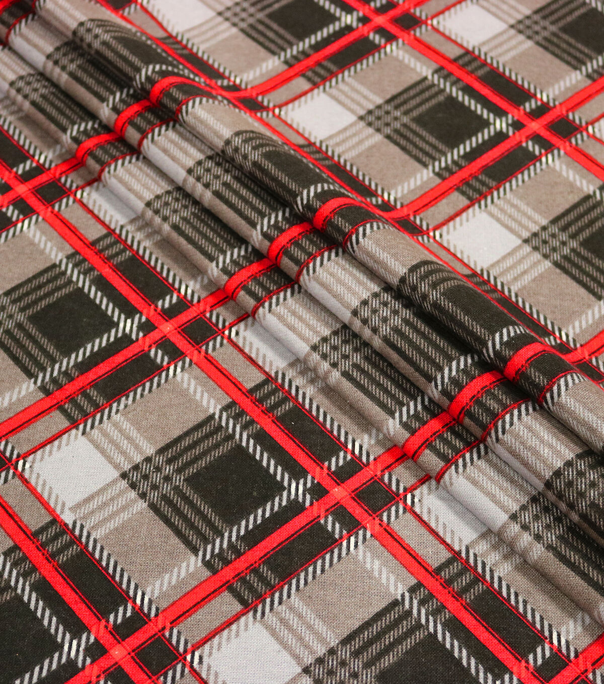 Red Black Bias Plaid 108