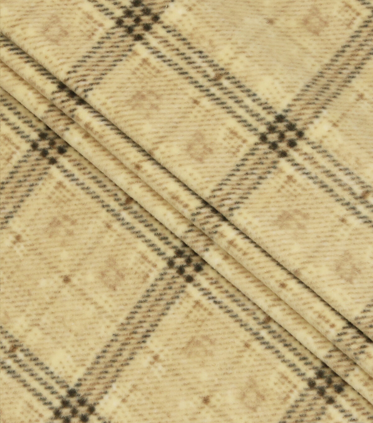 Plaid Luxe Fleece Fabric