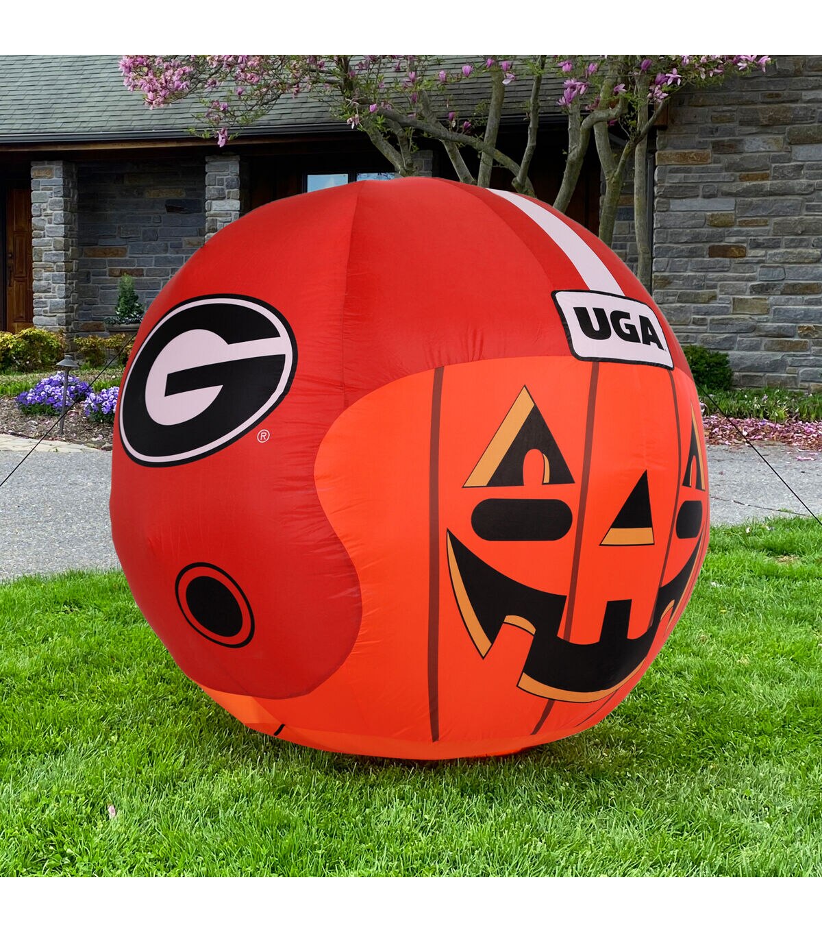 Sporticulture 4' Georgia Bulldogs Inflatable Jackolantern Helmet
