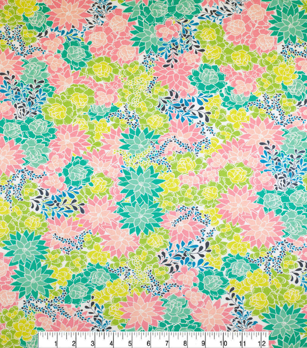 Bright Floral Super Snuggle Flannel Fabric