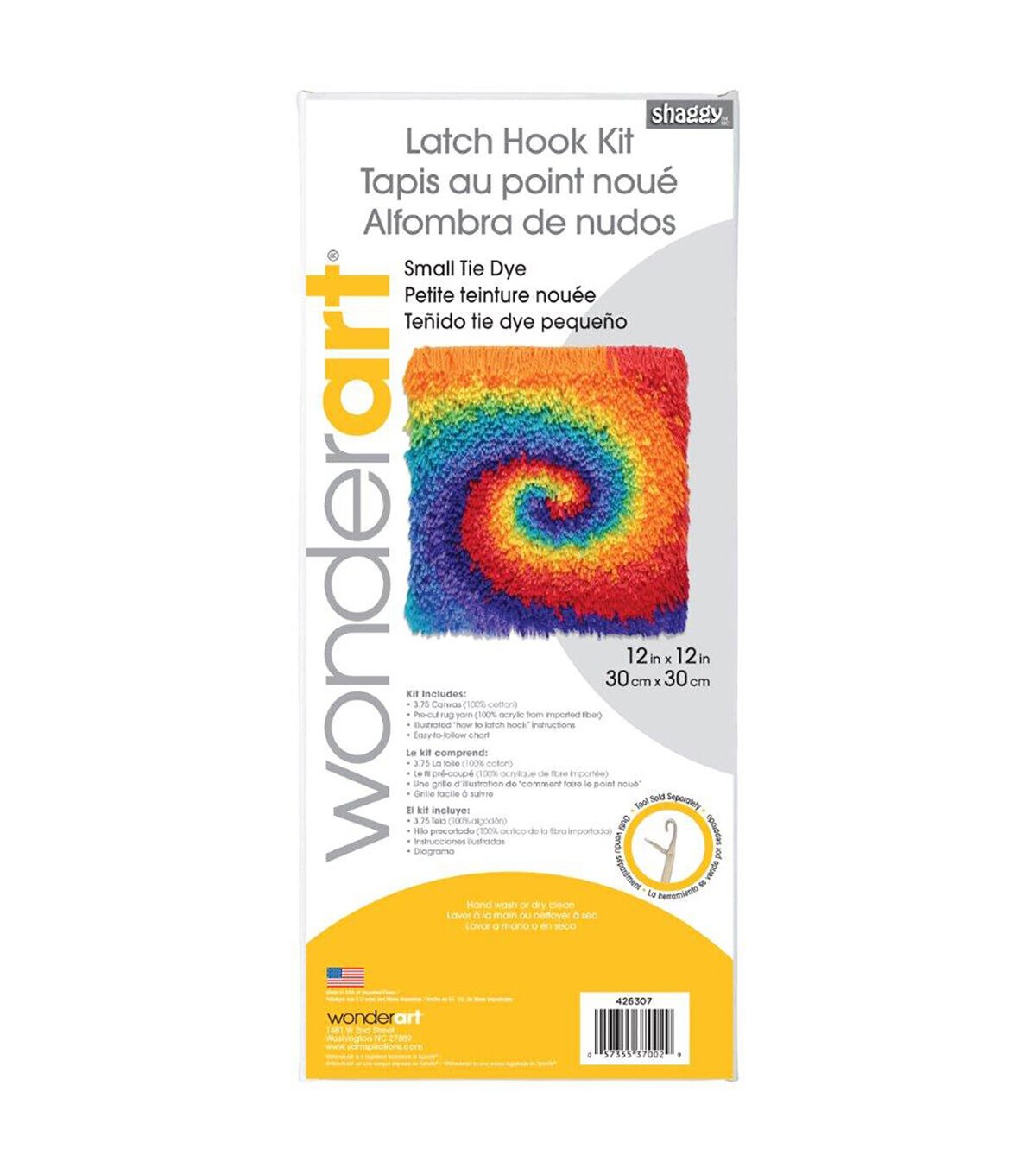 Shaggy Latch Hook Kit 12