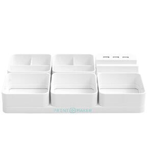 We R Memory Keepers 7pc Modular Storage With 3 USB Ports