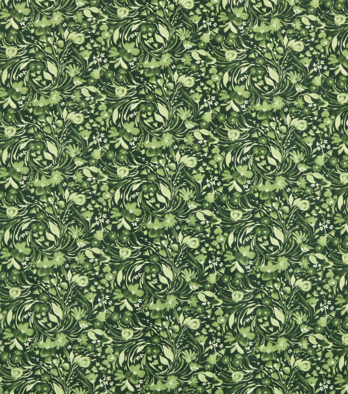 Floral Swirl Black 108