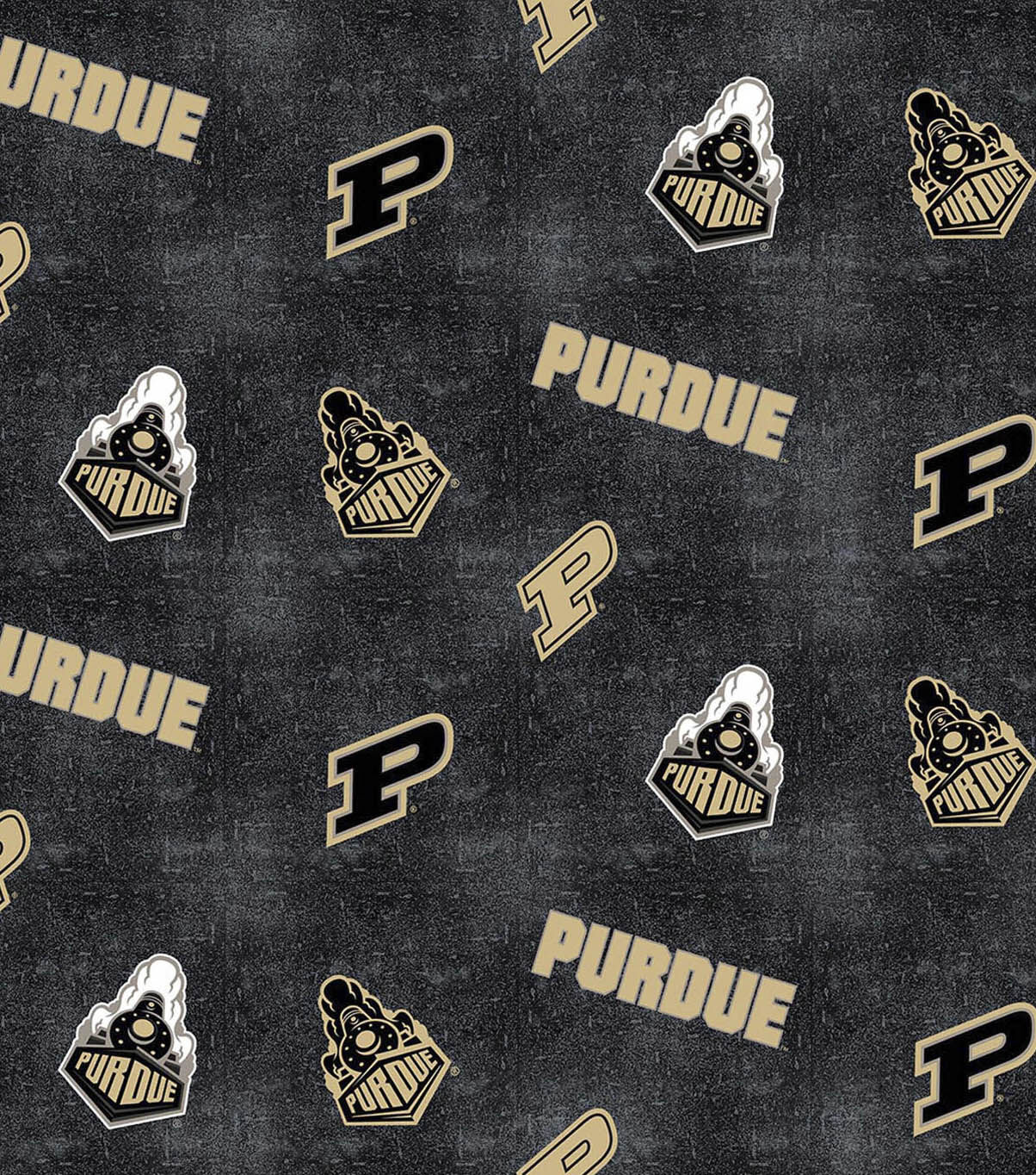 Purdue University Boilmakers Flannel Fabric 42