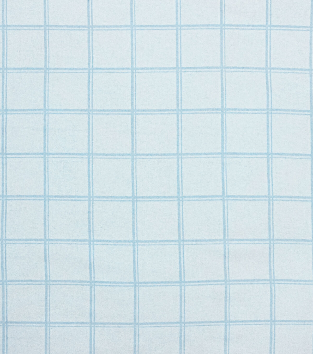 Plaid White Super Snuggle Flannel Fabric