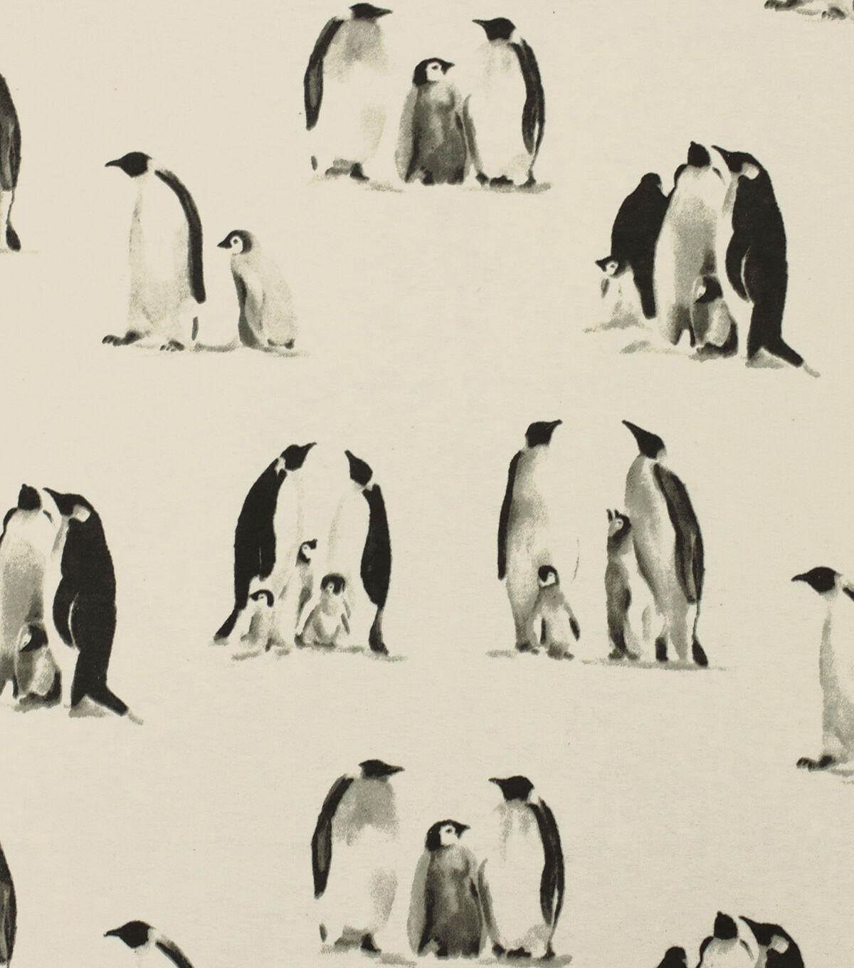 Penguins Super Snuggle Christmas Flannel Fabric