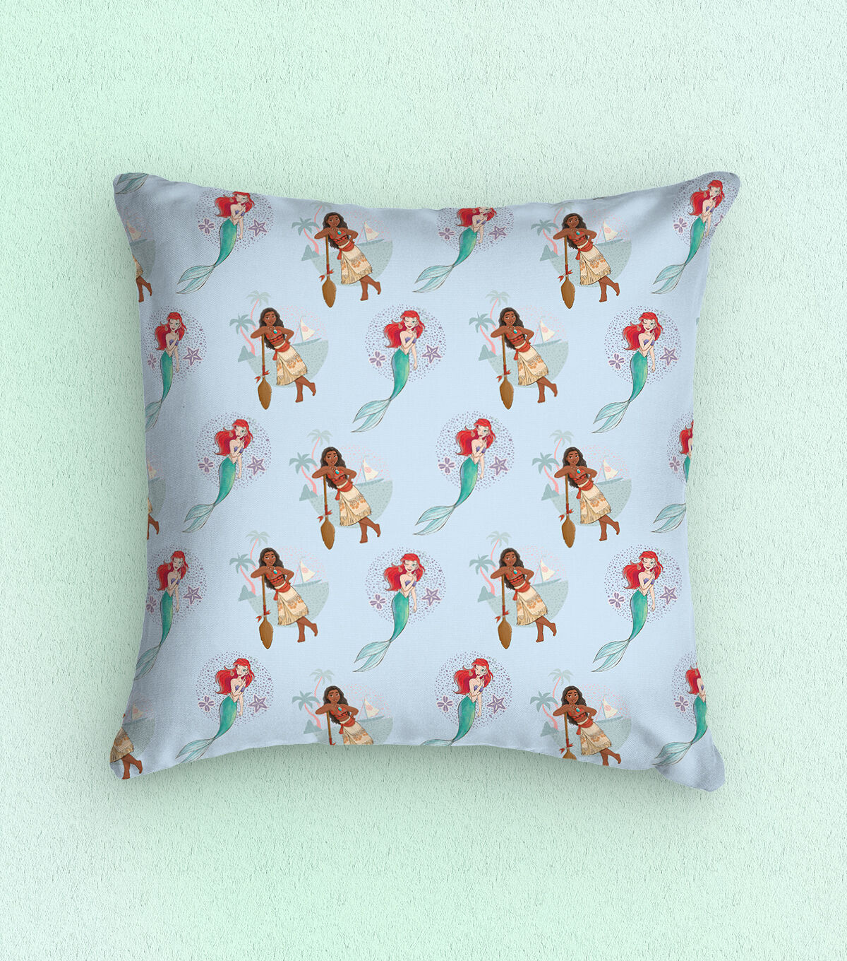 Disney Princess Multi Badge Cotton Fabric