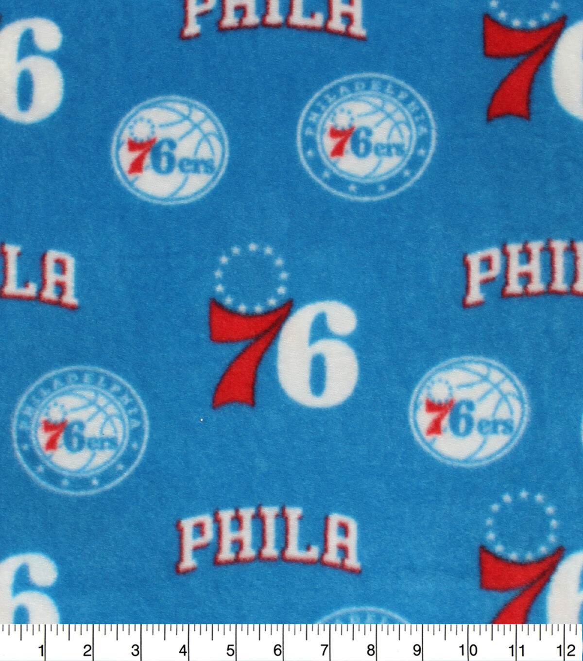 Philadelphia 76ers Fleece Fabric Allover
