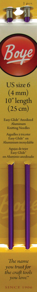 Single Point Aluminum Knitting Needles 10