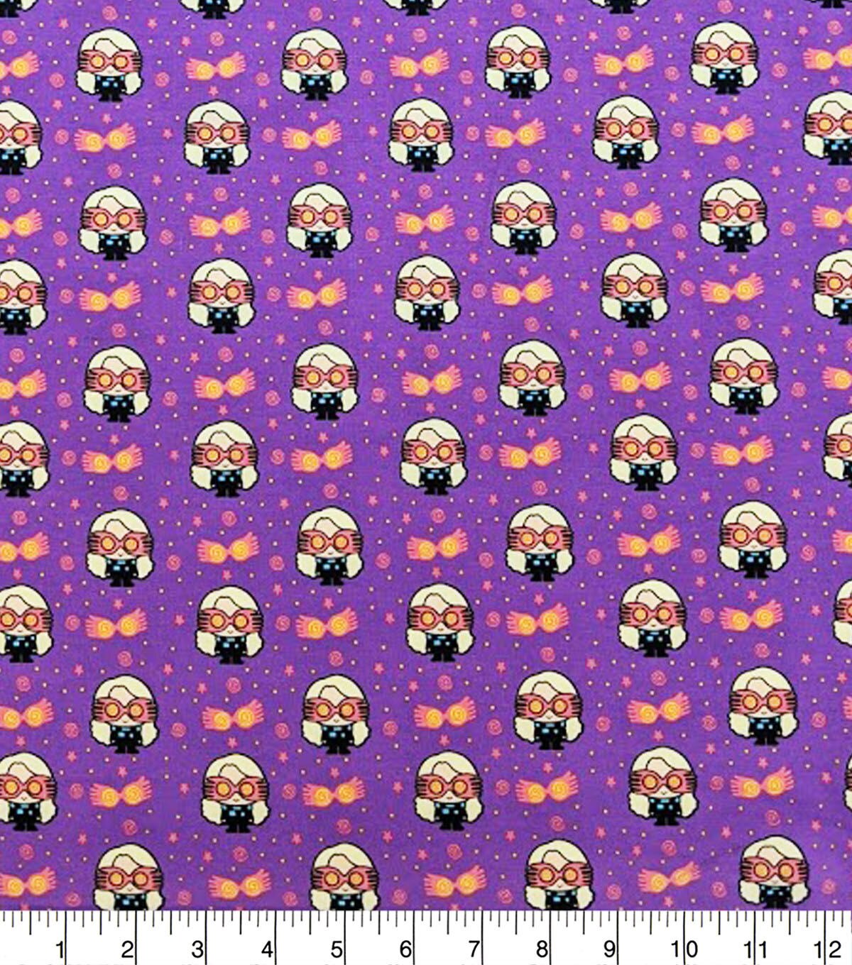 Harry Potter Knit Cotton Fabric Luna Lovegood