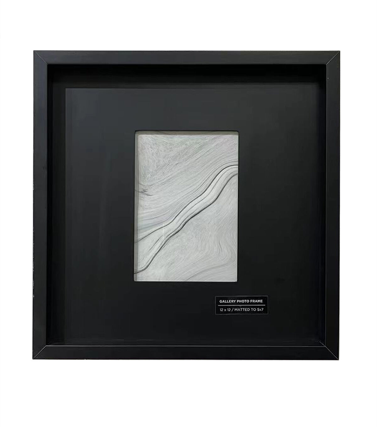 Innovative Creations Black Wooden Frame with Mat 12