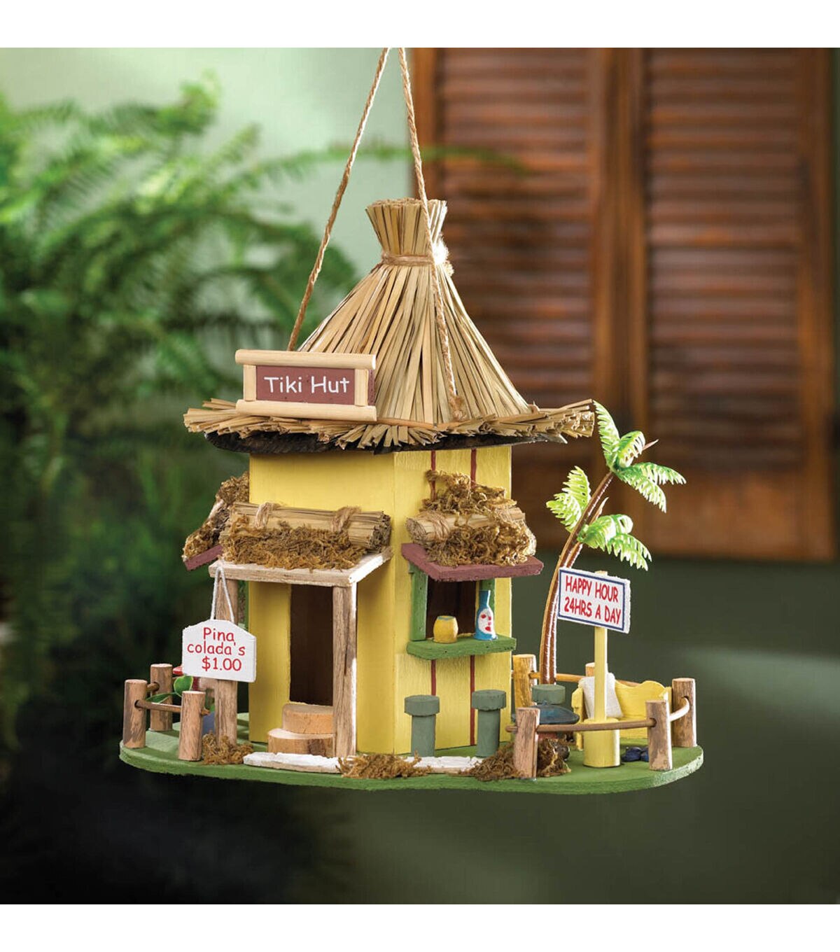 Zingz & Thingz Tropical Tiki Hut Birdhouse
