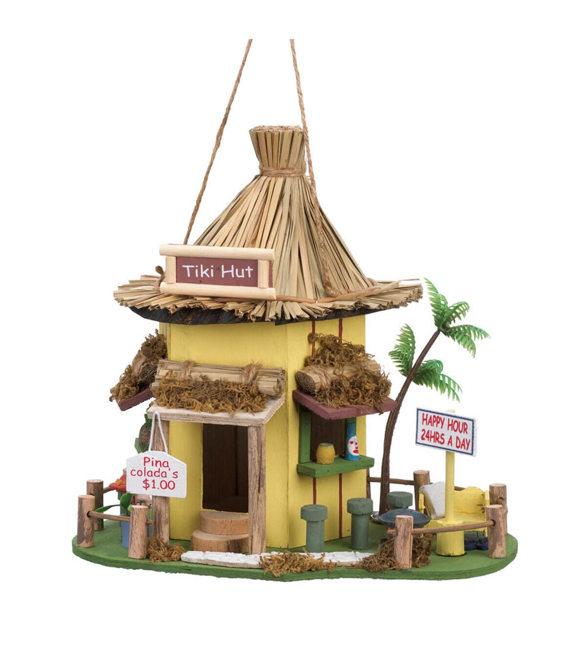Zingz & Thingz Tropical Tiki Hut Birdhouse