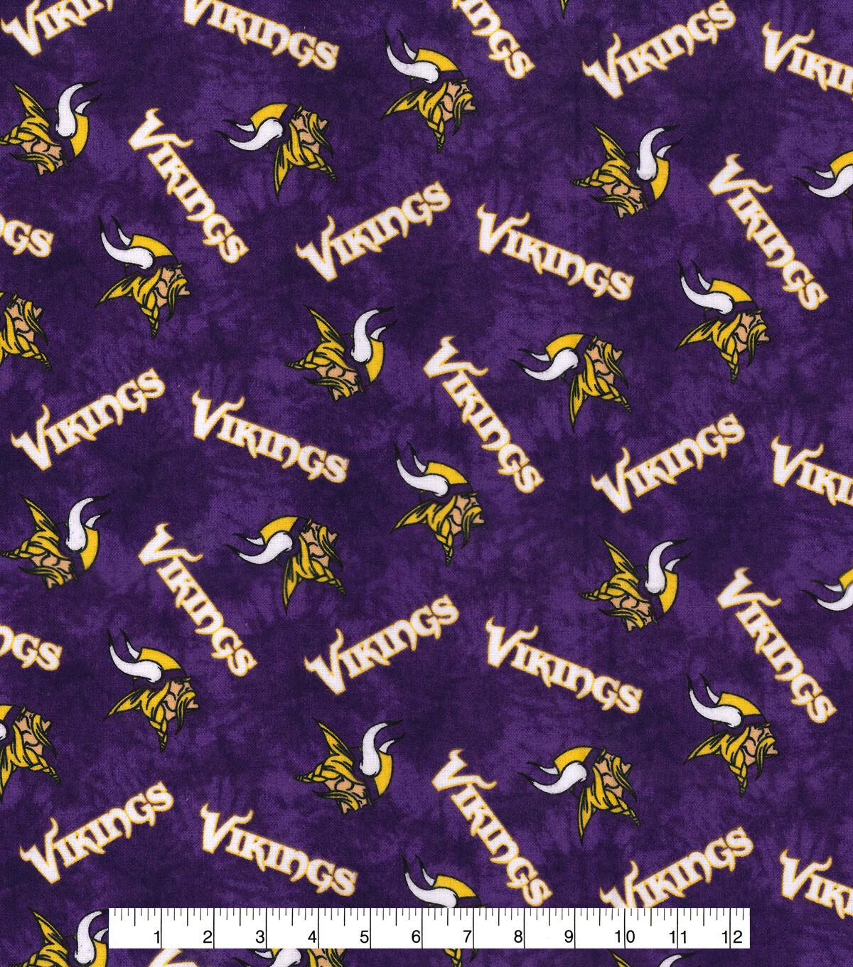 Fabric Traditions Minnesota Vikings Flannel Fabric 42