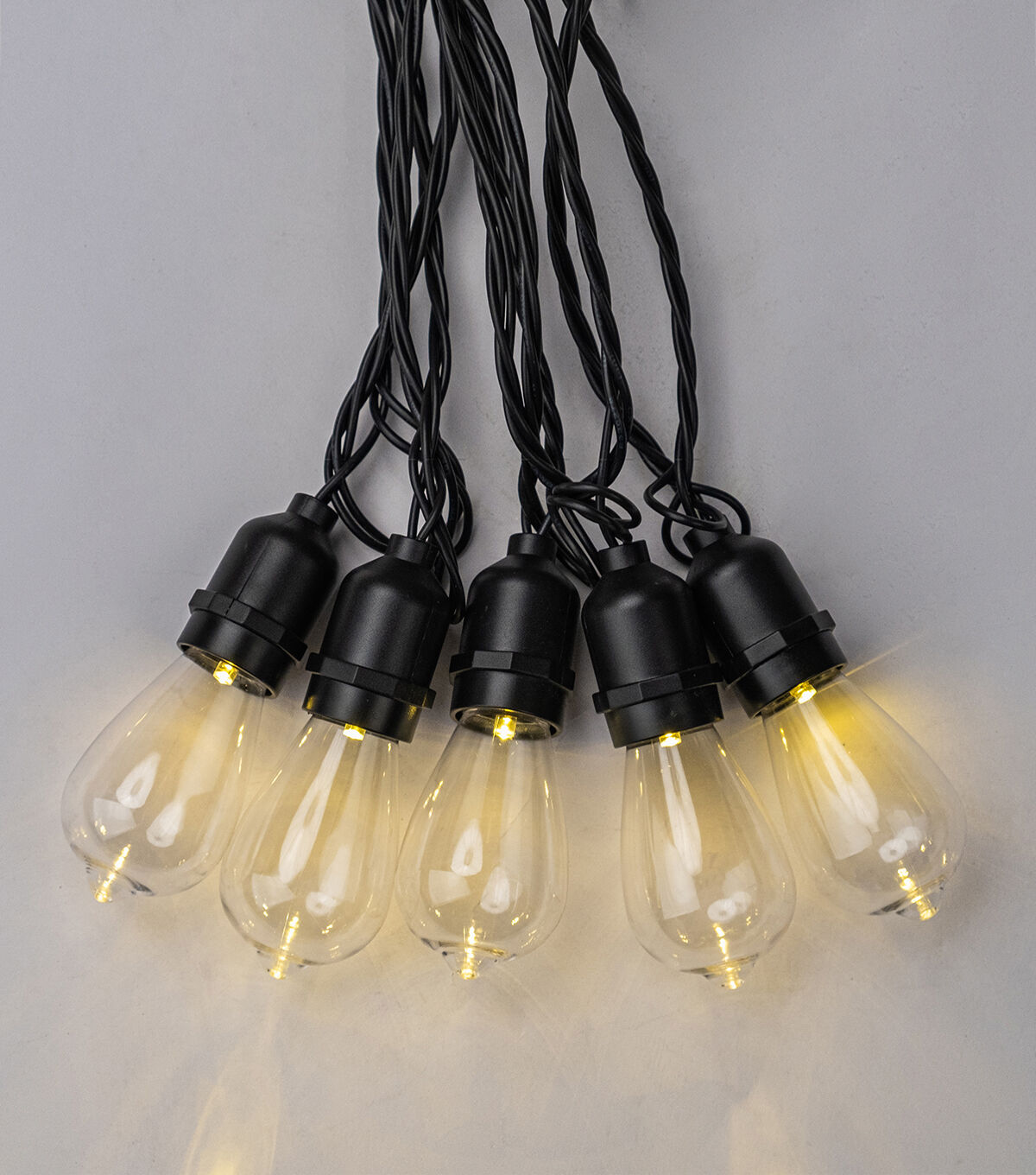 19' Summer Black Edison String Lights by Place & Time