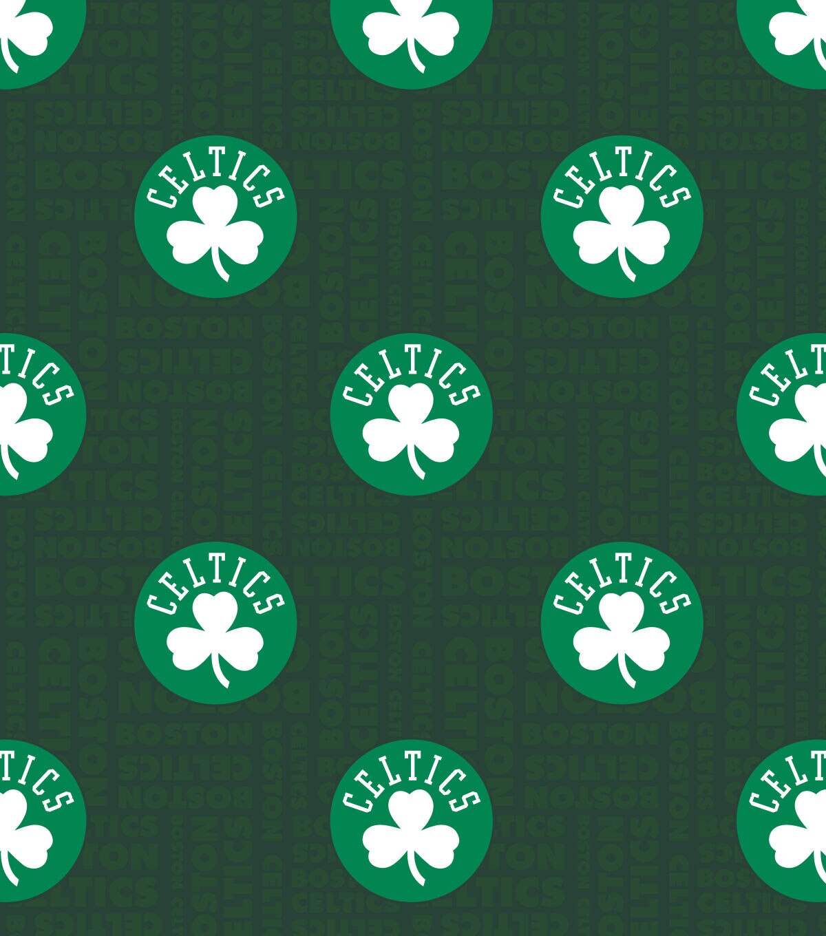 Boston Celtics Toss Wordmark NBA Fleece Fabric