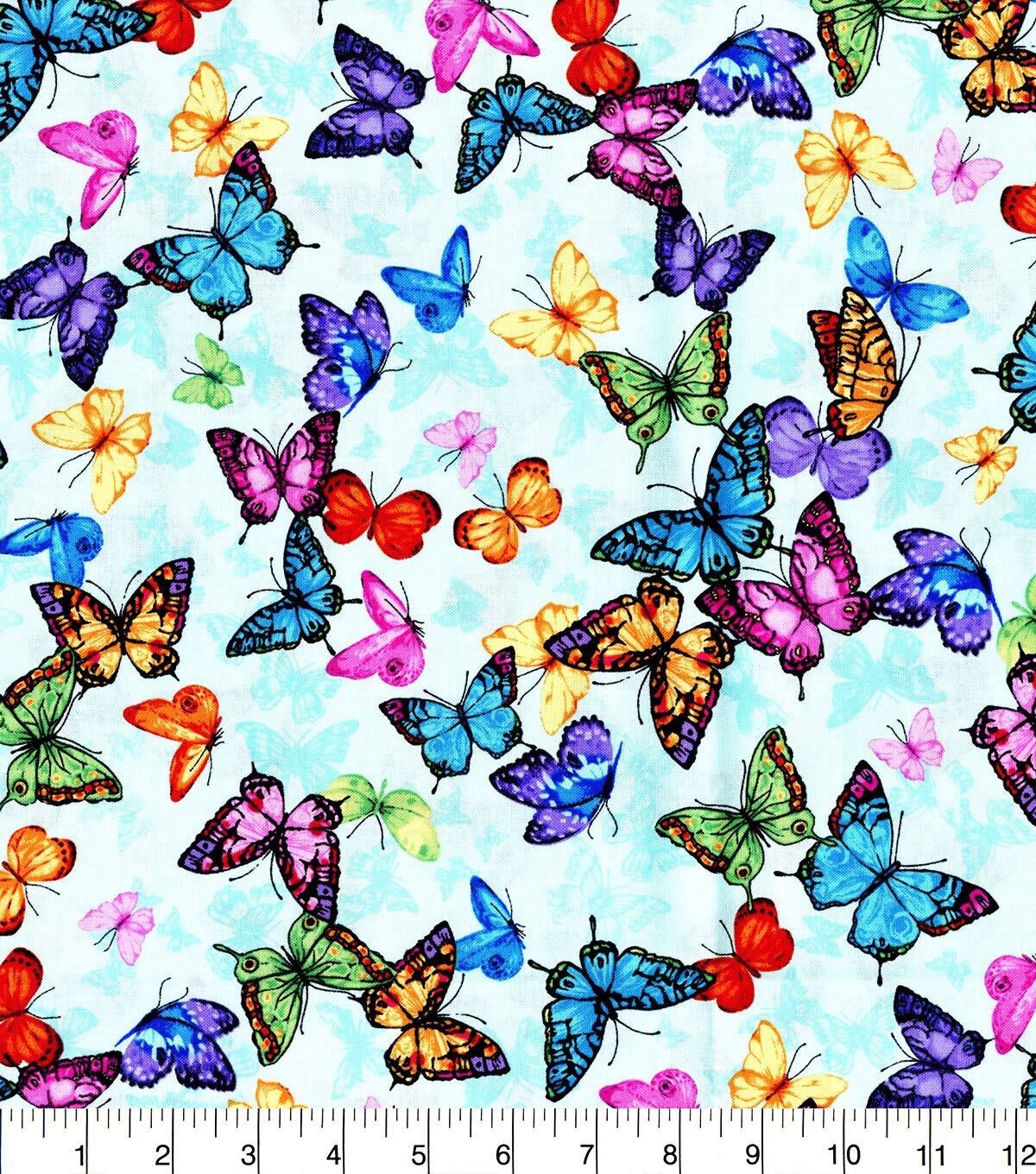 Hi Fashion Butterfly Premium Print Cotton Fabric