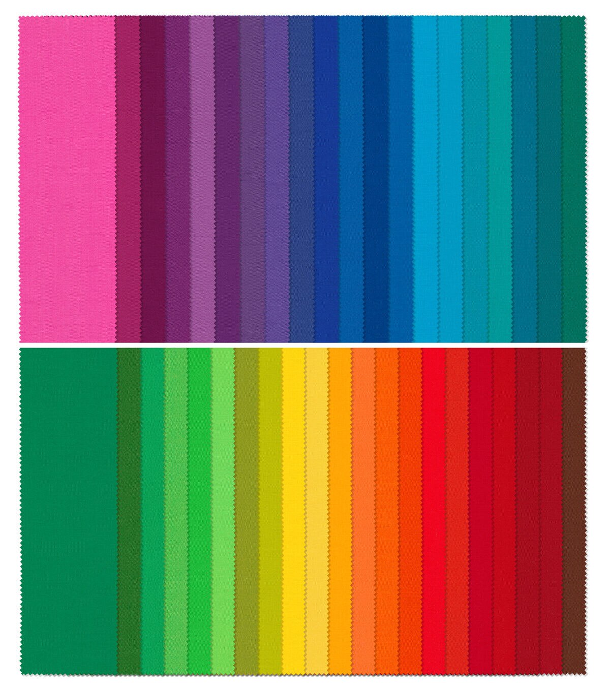 Robert Kaufman Kona Cotton Classic Palette 41-Piece Cotton Fabric Roll