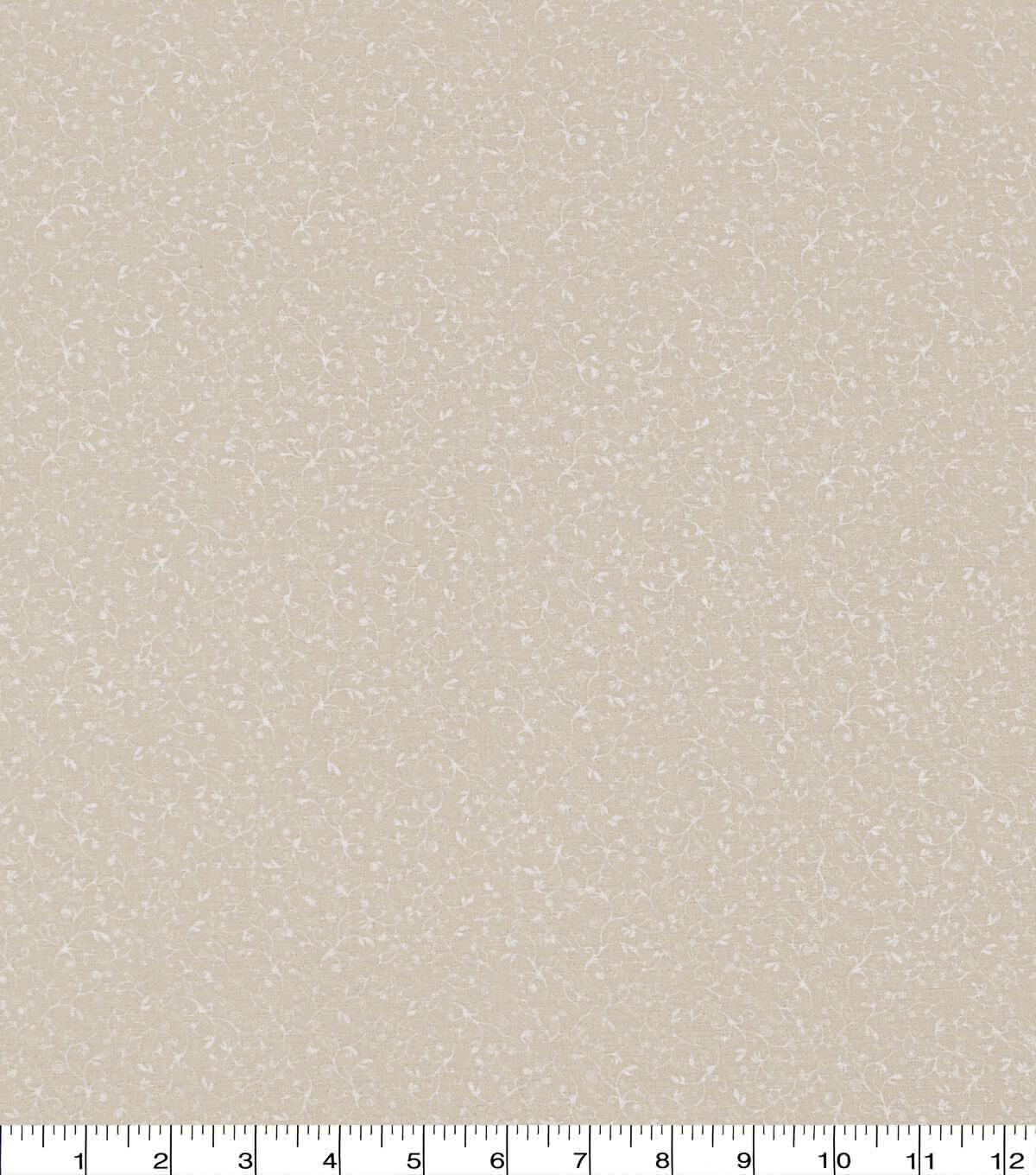 Floral Vines on Cream Quilt Cotton Fabric by Keepsake Calico