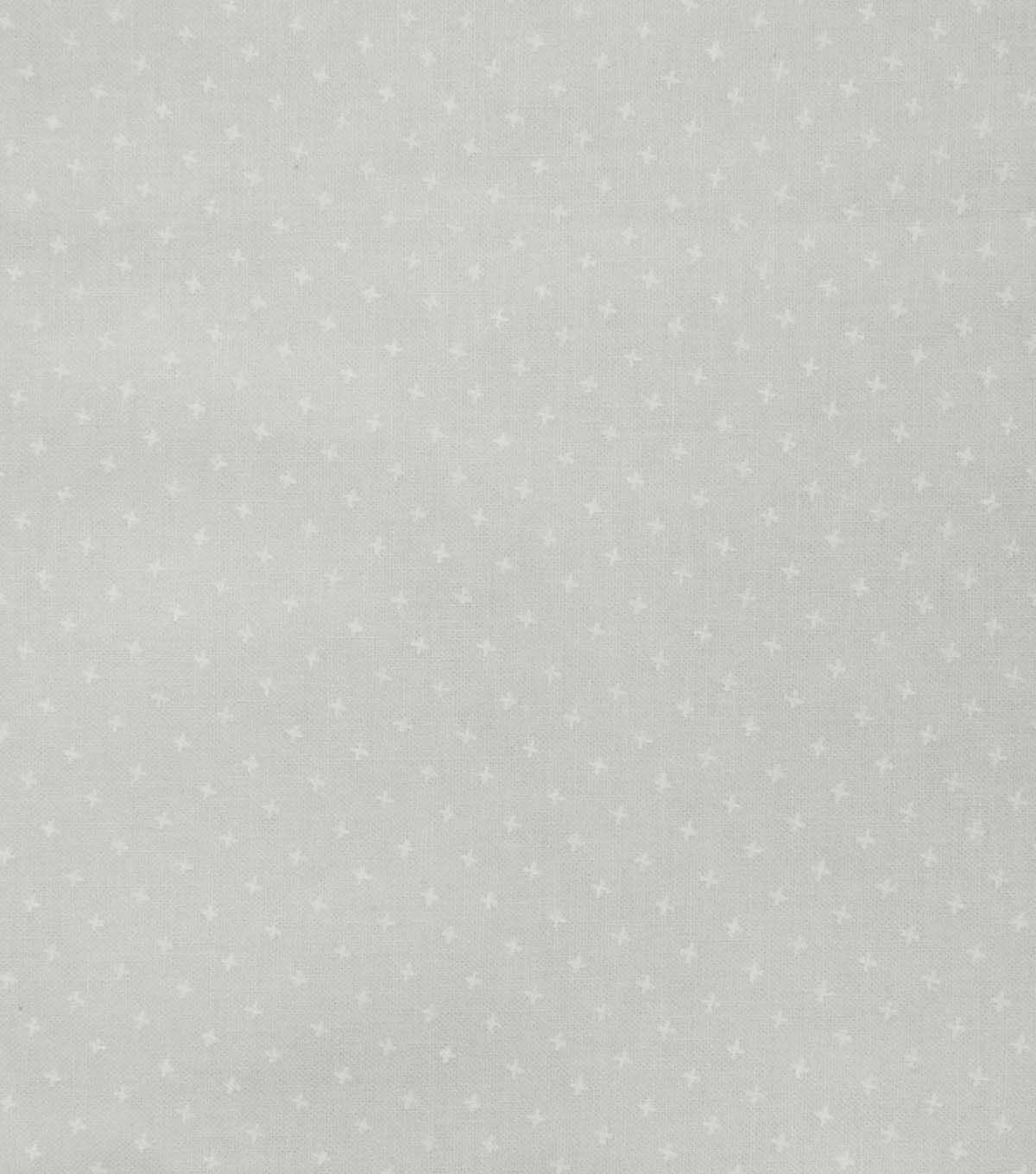 Geometric on White Cotton Fabric by Keepsake Calico