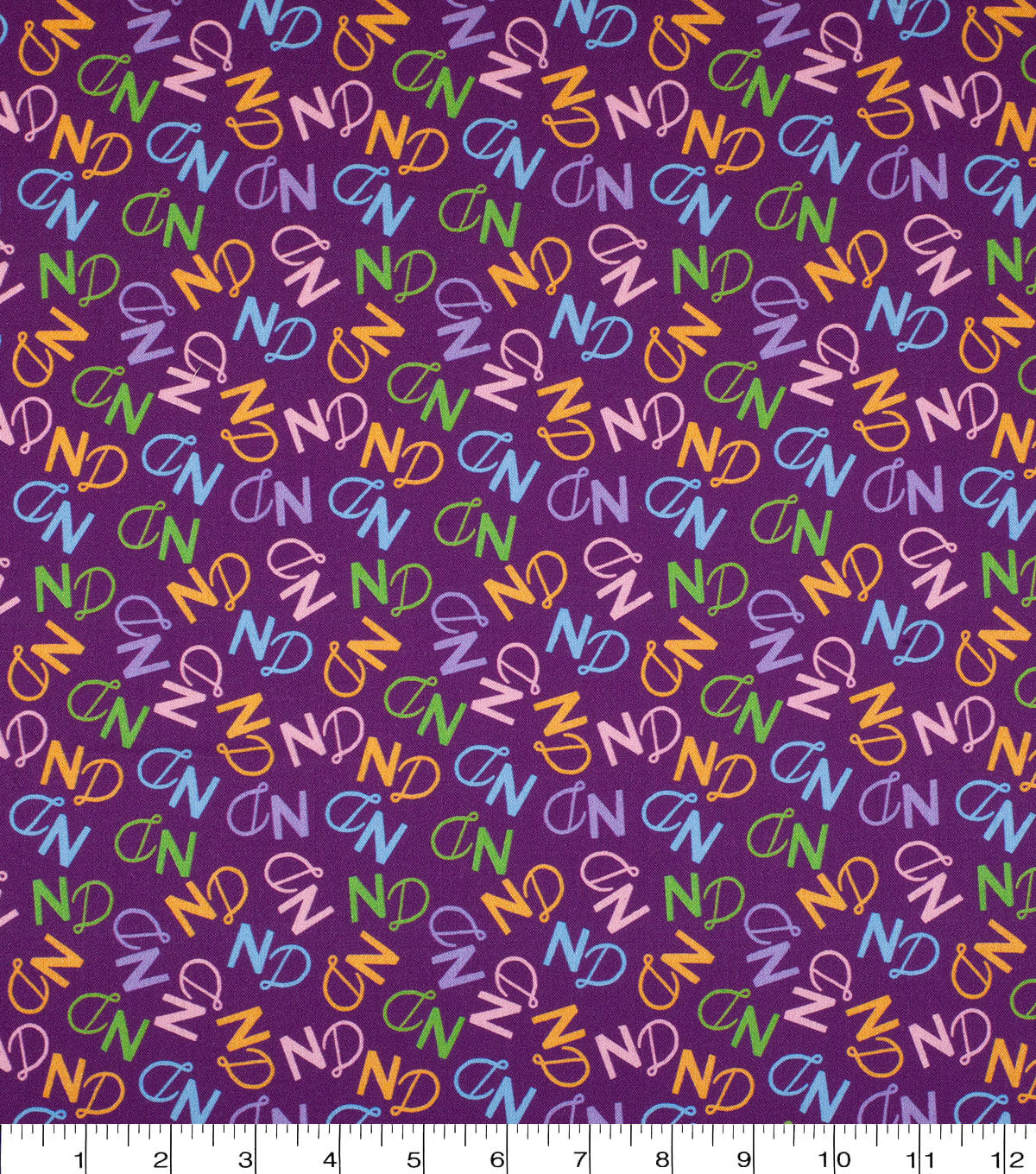 North Dakota Cotton Fabric Abbreviation Dot