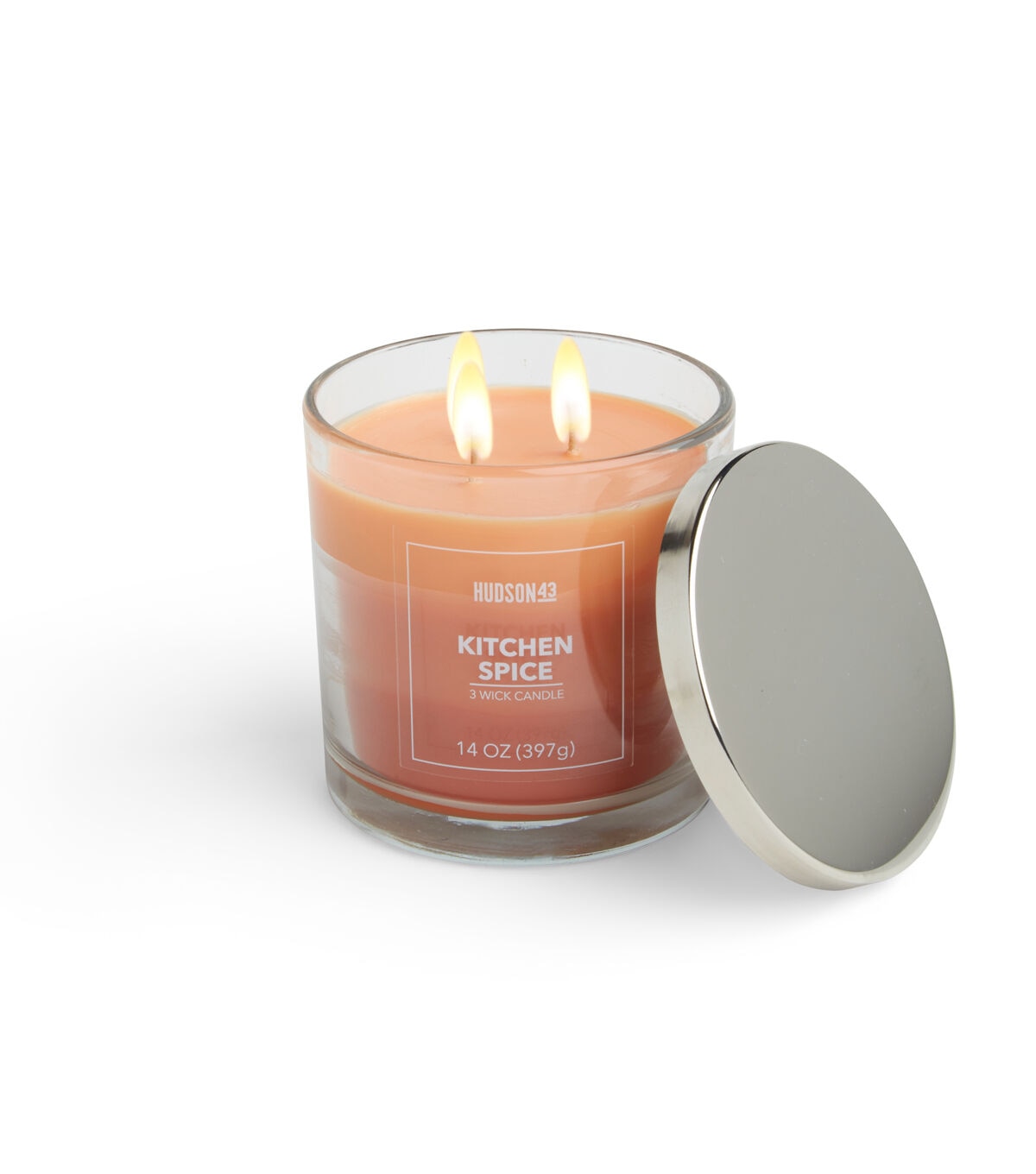 14oz Kitchen Spice Scented Jar Candle by Hudson 43