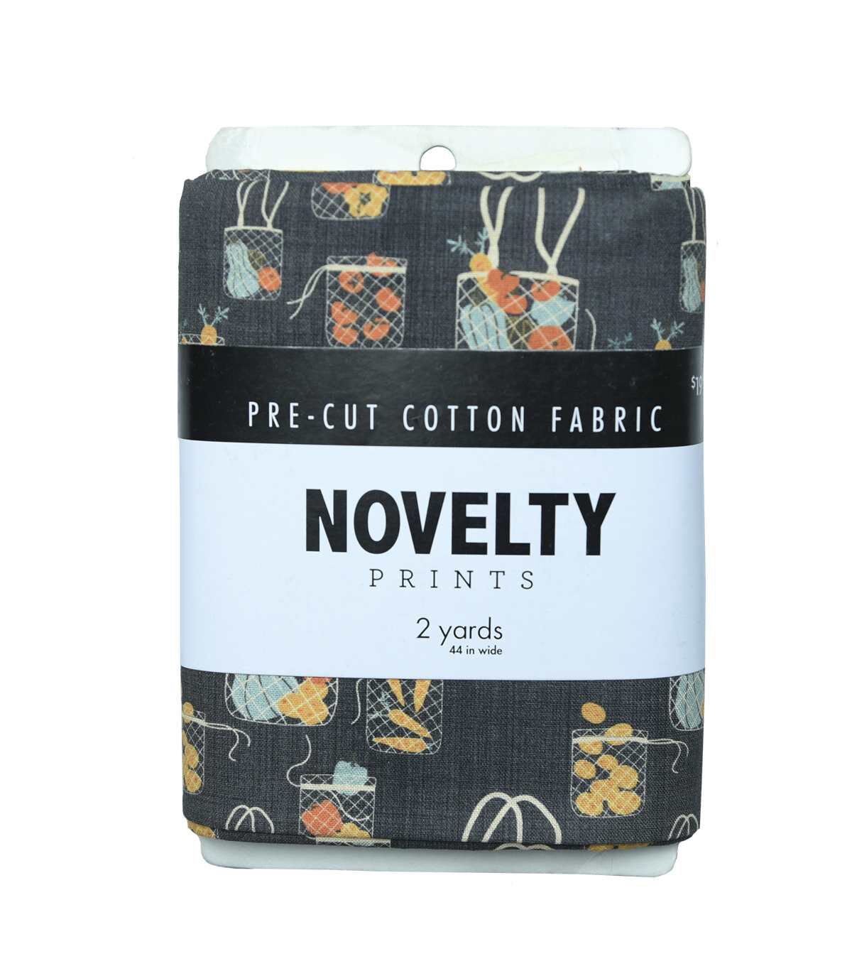 Groceries On The Go Green Novelty Cotton 2 Yard Precut