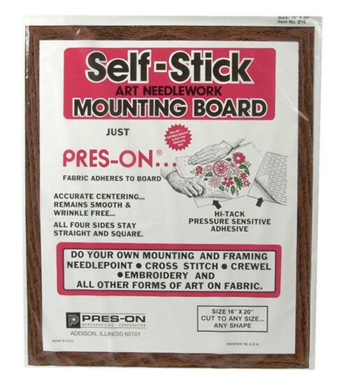 Pres On Mounting Board 16