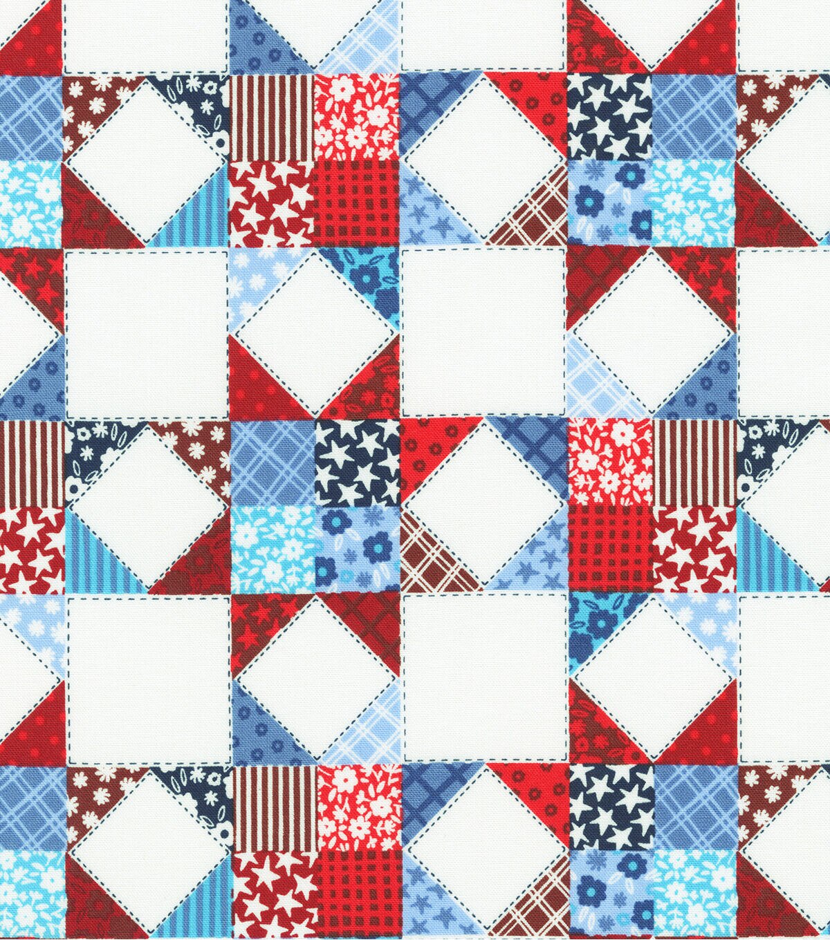 Robert Kaufman Heirloom Quilt Patriotic Cotton Fabric