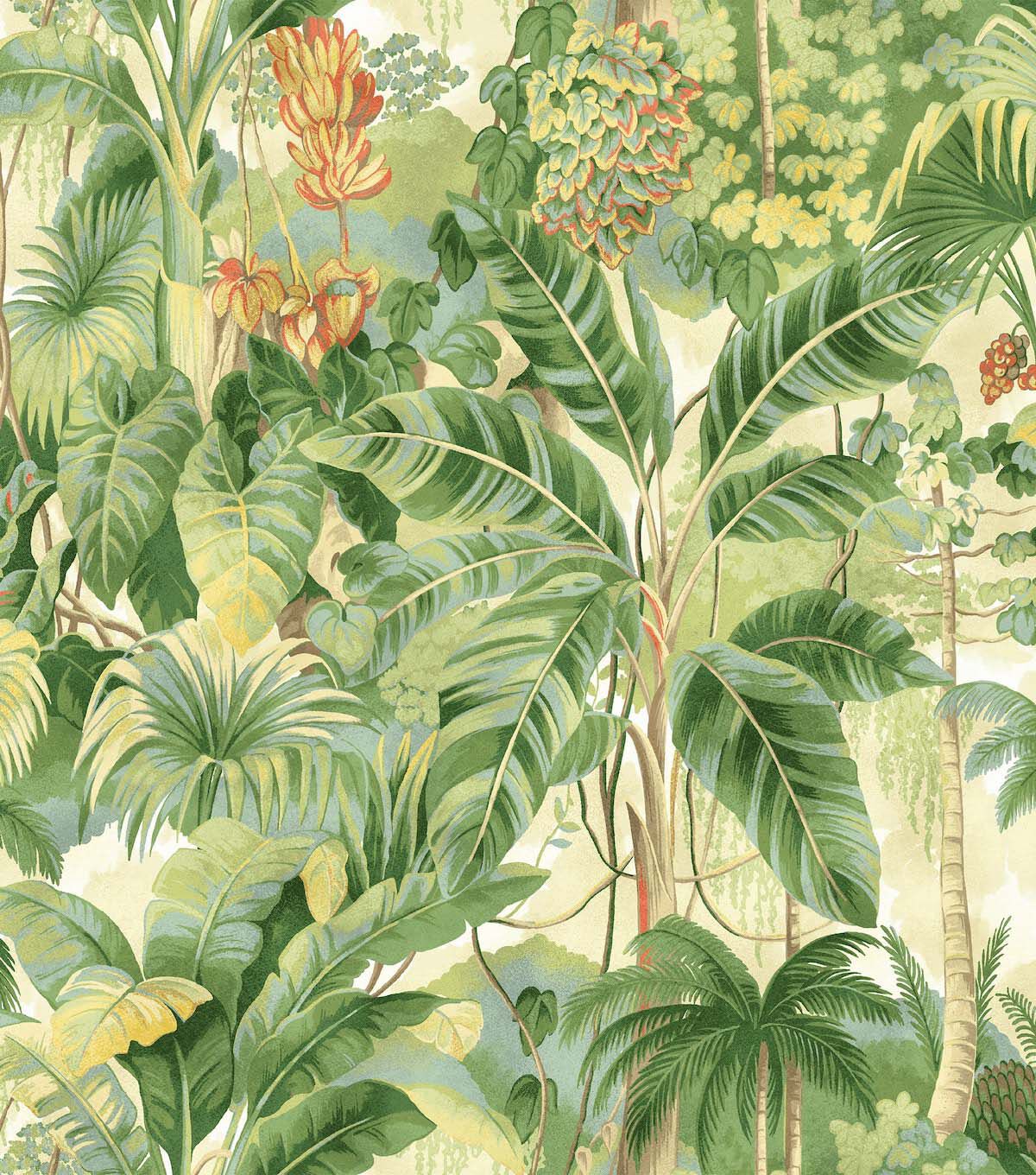Tommy Bahama 20.5' x 18' Aloe Nature Lover Peel & Stick Wallpaper