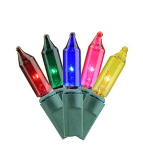 Northlight 49.5' Yellow & Pink 150ct Mini Christmas Lights