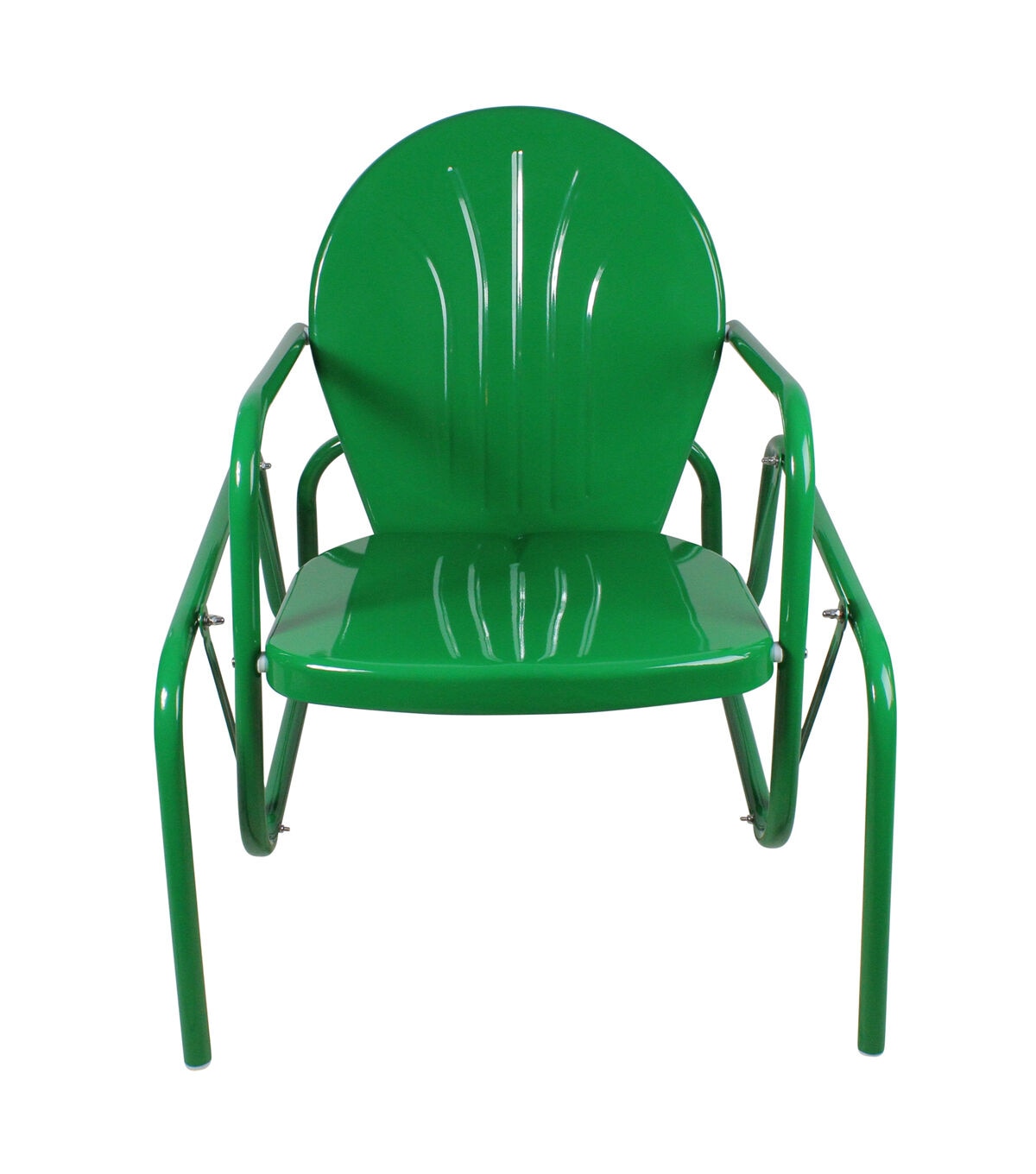 Northlight Outdoor Retro Metal Tulip Glider Patio Chair