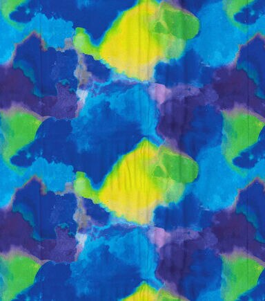 Fabric Traditions Large Brights Blue Blender Premium Cotton Fabric