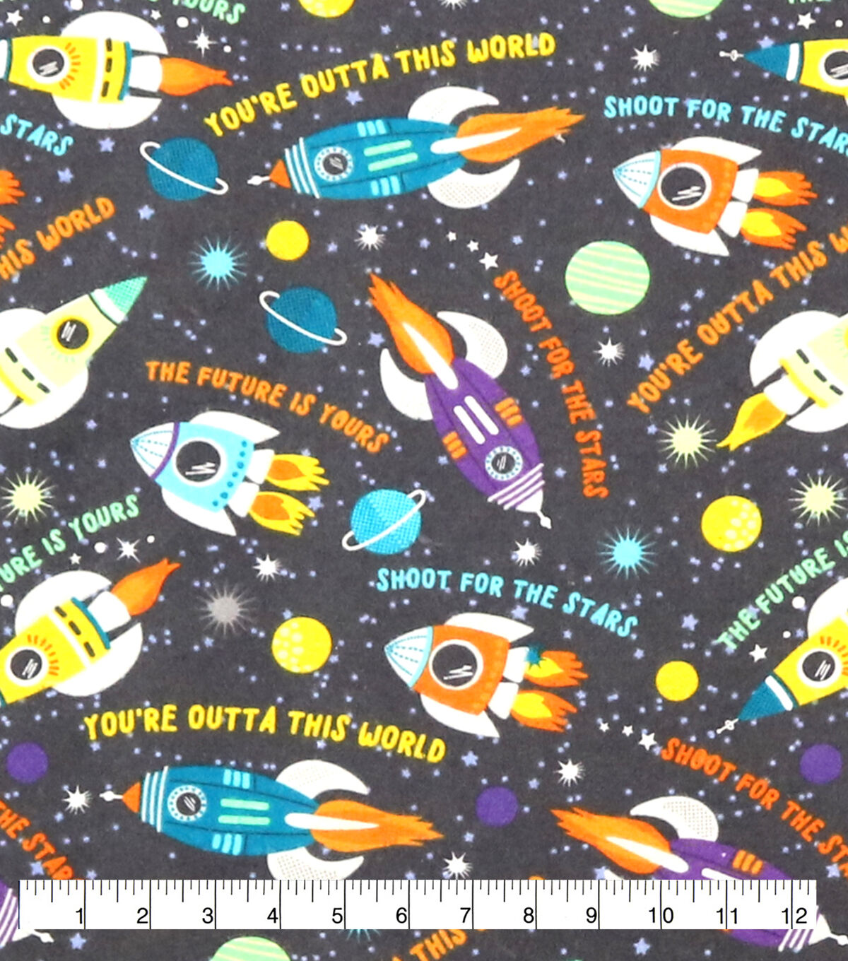 Out Of This World Super Snuggle Flannel Fabric