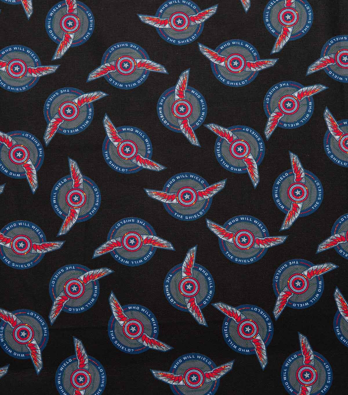 Falcoln and the Winter Soldier Wield The Shield Cotton Fabric